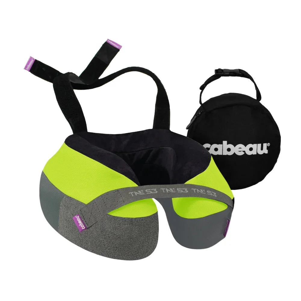 CABEAU The Neck's Evolution Pillow - Neon Yellow - Tashqila CABEAU The Neck's Evolution Pillow - Neon Yellow - Tashqila